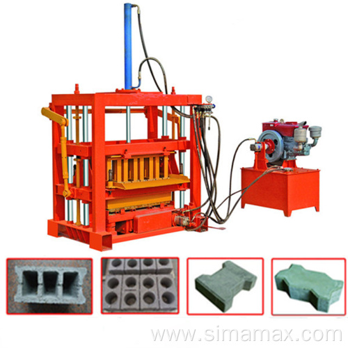 Qt4-30 Small Manual Hollow Block Making Machine 190*190*190